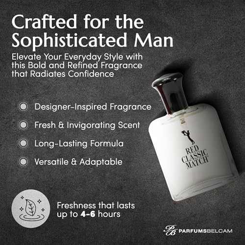 PB Red Classic Match Eau de Toilette for Men 2.54 oz