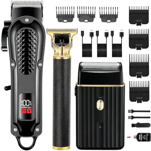 CBQ Professional Barber Kit: Hair Clippers, Trimmer & Shaver