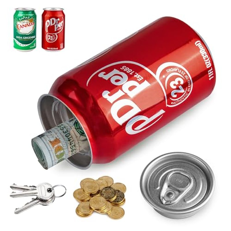 Fake Soda Can Diversion Safe - 11 oz Red Stash Can