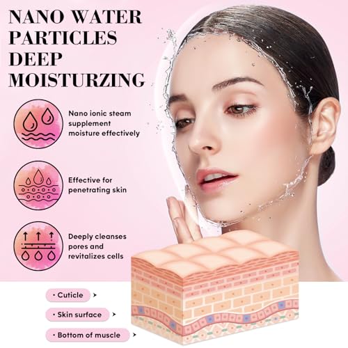 Pjordo Facial Steamer Spa Kit with 17 Skin Care Tools