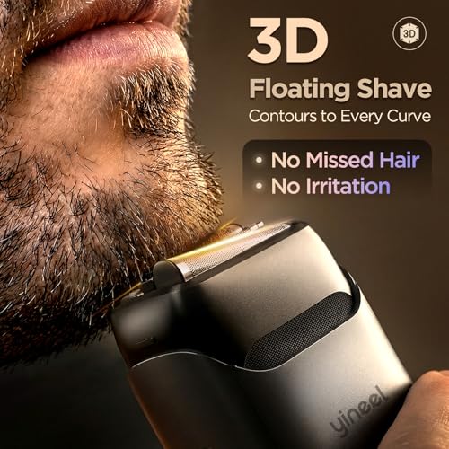 Yineel VT100 Electric Foil Shaver for Men - Portable & Waterproof