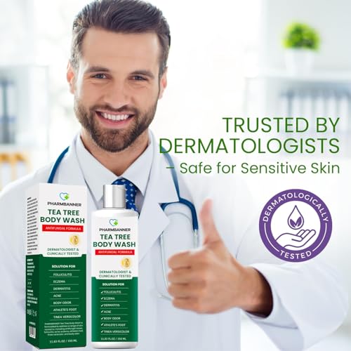 Tea Tree Antifungal Body Wash – Jock Itch, Athlete's Foot & Skin Relief