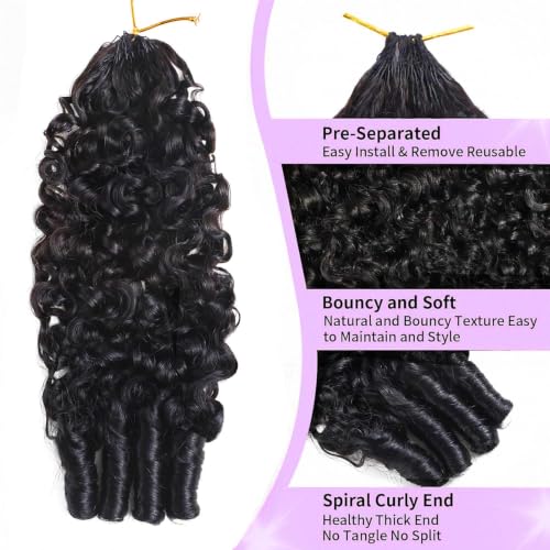 Jeekwiss 22 Inch Burmese Curly Crochet Human Hair 120g - Lightweight & Reusable