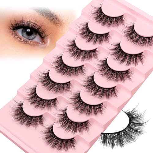 Anime Manga False Eyelashes 3D Volume 16mm 7 Pairs Pack