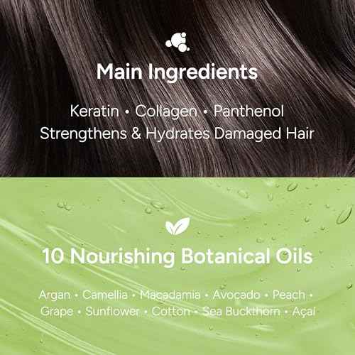 Perfumed Hair Oil & Serum 2-in-1 ? Korean Essence Oil for Frizzy, Dry, Damaged Hair & Glass Hair Shine ? Argan Oil & Amino Acids ? Sulfate & Paraben-Free ? Woody Blackberry, 100ml / 3.38 fl oz