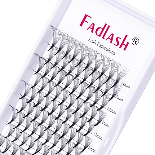 10D 0.07mm Premade Lash Fans D Curl 8-14mm Mix Eyelash Extensions