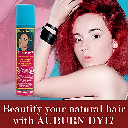 Jerome Russell Auburn Spray-On Hair Color, 2.2 oz