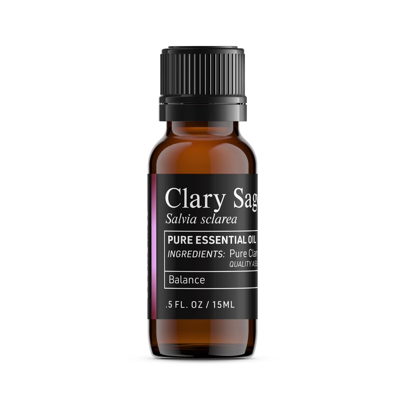 Lisse 100% Pure Clary Sage Essential Oil - Batch Tested & Third Party Verified - Premium Quality You Can Trust (0.5 Fl Oz)