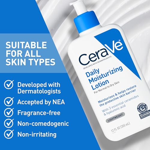 CeraVe Daily Moisturizing Lotion 19oz | Hyaluronic Acid & Ceramides