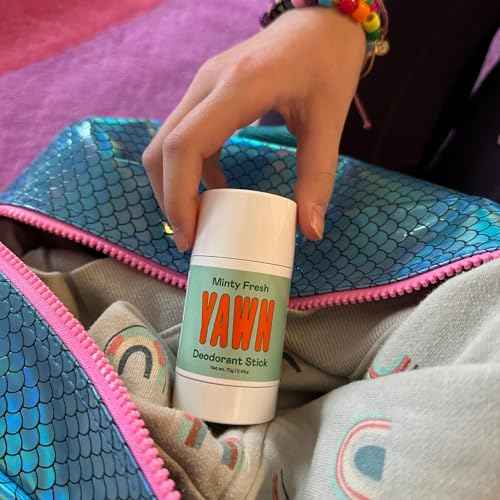 YAWN Non-Toxic Kids & Teens Deodorant Stick | For Boys & Girls | Aluminum & Baking Soda Free with Coconut Oil & Shea Butter | Free From Parabens, Sulfates & Phthalates | Made in the USA