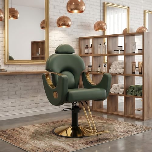 Tythical Salon Chair - Reclining Hydraulic Barber Styling Chair