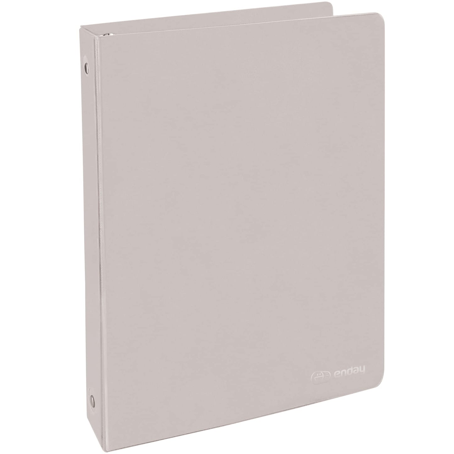 1 Inch 3 Ring Binder 1” Binder Grey Clear View Cover with 2 Inside Pockets, Colored School Supplies Office and Home Binders – by Enday