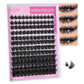 Manga Lash Clusters - Spiky Wet-Look Individual Eyelashes 10-18mm