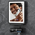 Shinowa Heated Fogless Shower Mirror with LED Light & Razor Holder