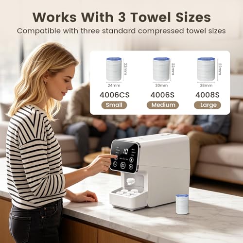 Hot Face Towel Warmer Dispenser - 3 Temp & Moisture