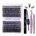 Lash Clusters Kit - DIY Eyelash Extensions with Bond & Tools
