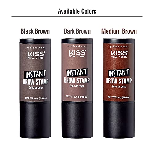 Kiss New York Professional Brow Stamp & Stencil Kit - Eyebrow Shaping Tool