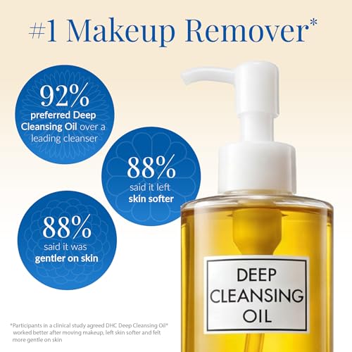 DHC Deep Cleansing Oil - Makeup Remover for All Skin Types, 6.7 fl oz