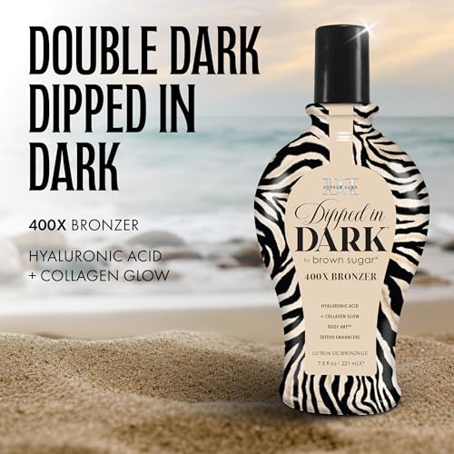 Brown Sugar Double Dark 400X Bronzer Lotion, 7.5 Fl Oz