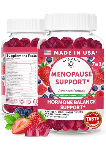 Lunakai Menopause Relief Gummies with Black Cohosh - 60ct