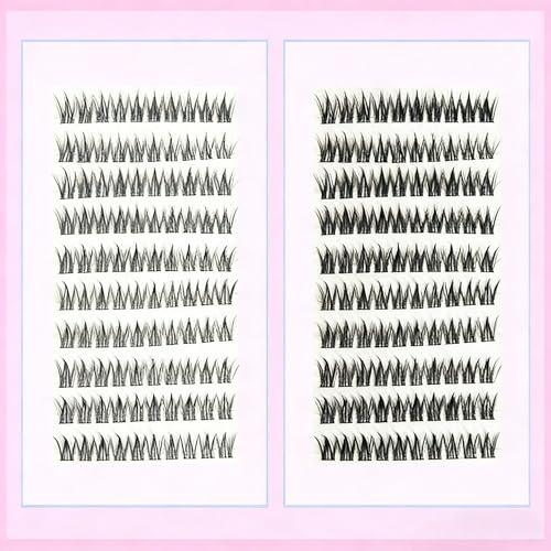 Pre-Glued Lash Clusters - Natural Look Eyelash Extensions