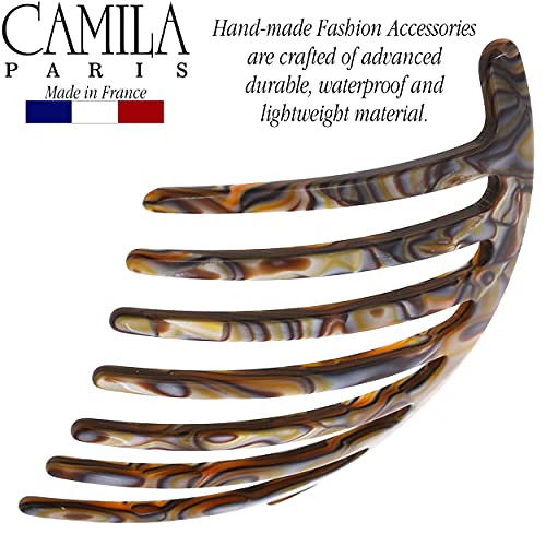 Camila Paris CP3186 French Hair Comb Clip - Onyx