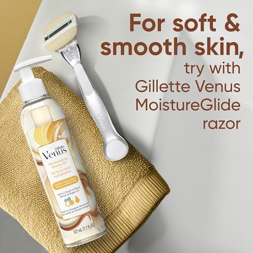 Gillette Venus Moisturizing Shave Oil 7.7 oz Vanilla Honey Scented - Pack of 1
