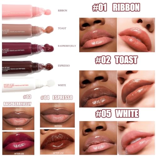 HUDABABY Plumping Lip Gloss - 5 Colors Hydrating Mirror Glaze