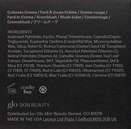 Glo Skin Beauty Cream Blush in Guava - Vibrant Watermelon - 4 Shades - Long Lasting, Semi-Matte Finish - Cruelty Free, .12 Ounce