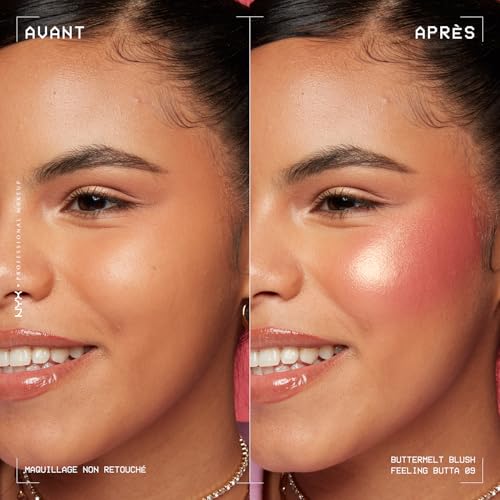 Feeling Butta Buttermelt Powder Blush 0.17oz NYX – Fade/Transfer-Resistant, Up to 12HR