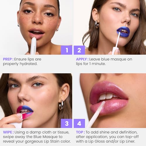Wonderskin Wonder Blading Lip Stain Masque - Long Lasting Red Tint