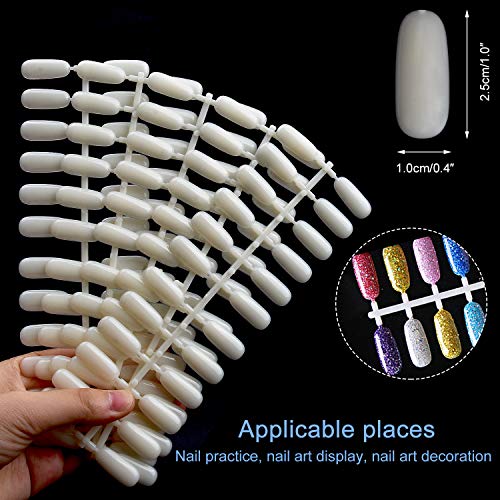 Noverlife Nail Colors Display Book with 120 Nail Tips - Nail Art Showcase