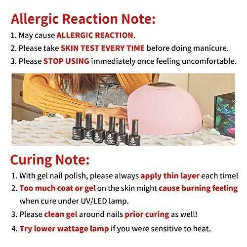 Beetles Blue Green Gel Nail Polish Kit - 6 Colors Misty Gray Dark Green Gel Polish With 3 Pcs Base coat No Wipe Top Coat - Matte Gel Top Coat