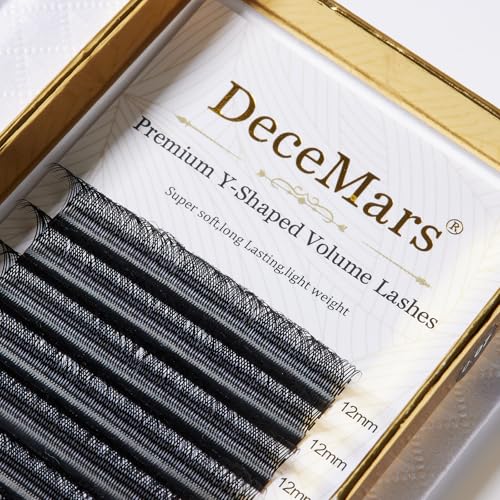 DeceMars YY Eyelash Extensions 0.07mm D Curl 8-12mm Mix
