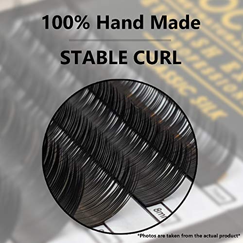 COCO Honey Lash Eyelash Extensions, Ellips Flat CC Curl [0.15mm], Faux Mink Individual Lash Extensions (Length: 11mm)