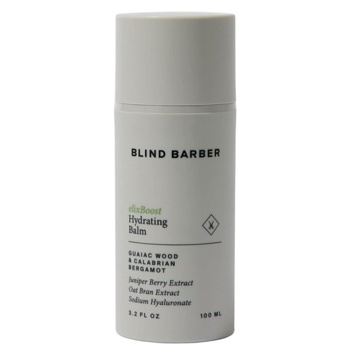 Blind Barber elixBoost Hydrating Balm - Daily Face Moisturizer for Men - Mens Anti-Aging Moisturizer with Juniper Berry Extract - Hydrates & Protects Skin Barrier (3.2oz / 100ml)
