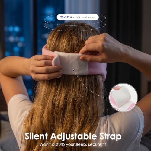 Sleep Mask for Women & Men - Light Blocking Eye Mask, Soft Breathable