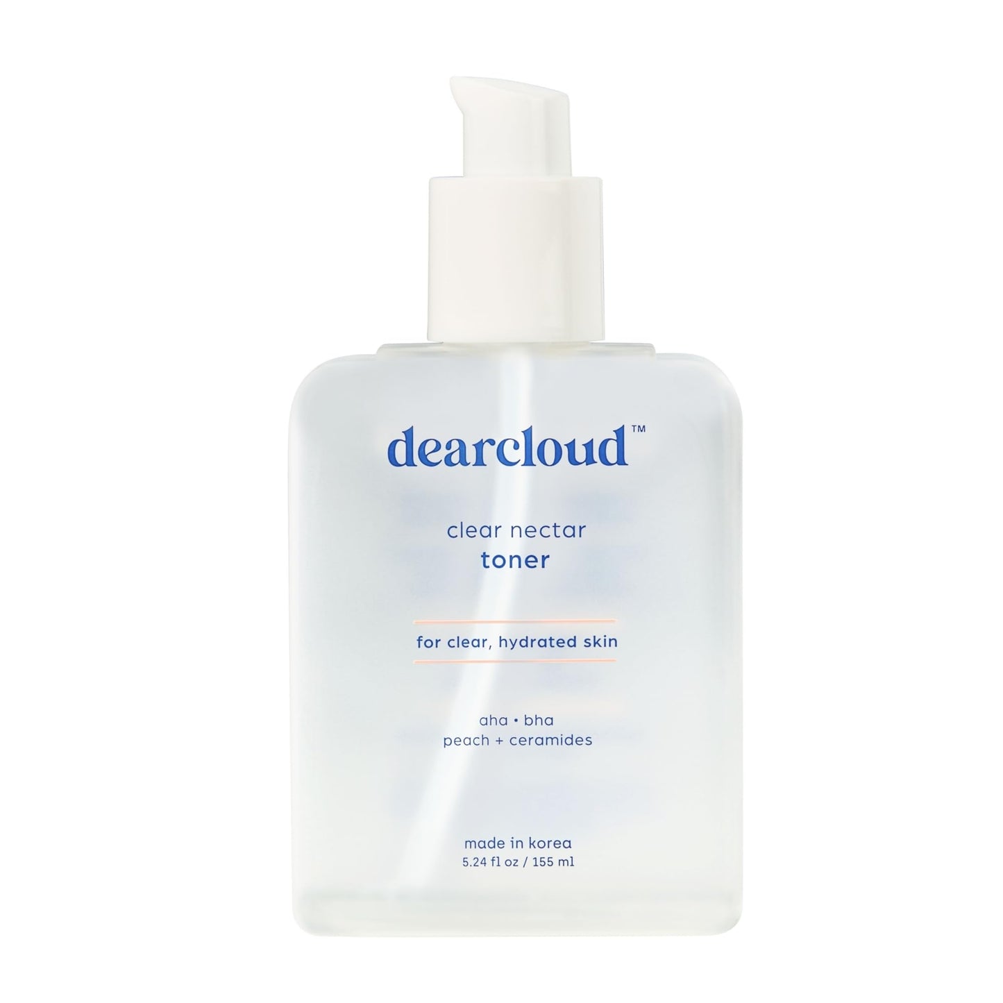 dearcloud Clear Nectar Toner – Nourishing, Exfoliating & Hydrating Korean Toner for Face (5.24 fl oz)