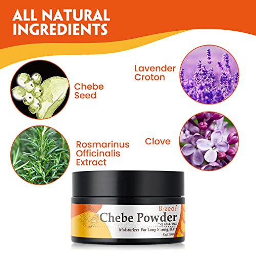 Brzeaf Chebe Powder for Hair Growth & Deep Conditioning