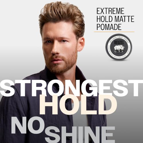 REUZEL Extreme Hold Matte Pomade - Strongest All Day Hold