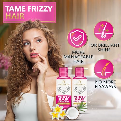 Curly Hair Shampoo & Conditioner Set - Sulfate Free
