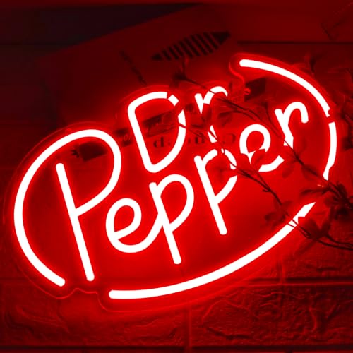 Red Neon Sign Light 16x10 Inch LED Wall Decor