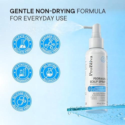 ProBliva Psoriasis Scalp Spray – 3% Salicylic Acid Treatment