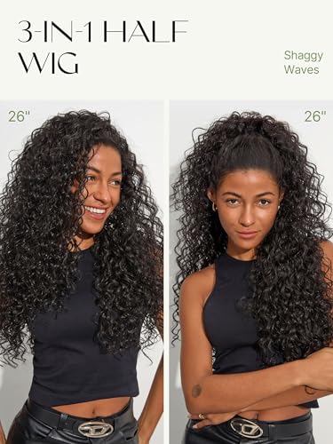 Frodio Curly Half Wig 26" Glueless 200% Density