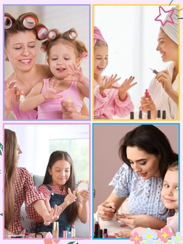 EBANKU 3 Pack Kids Press-On Nail Kit with Heart & Love Patterns, 78 Fake Nails for Girls