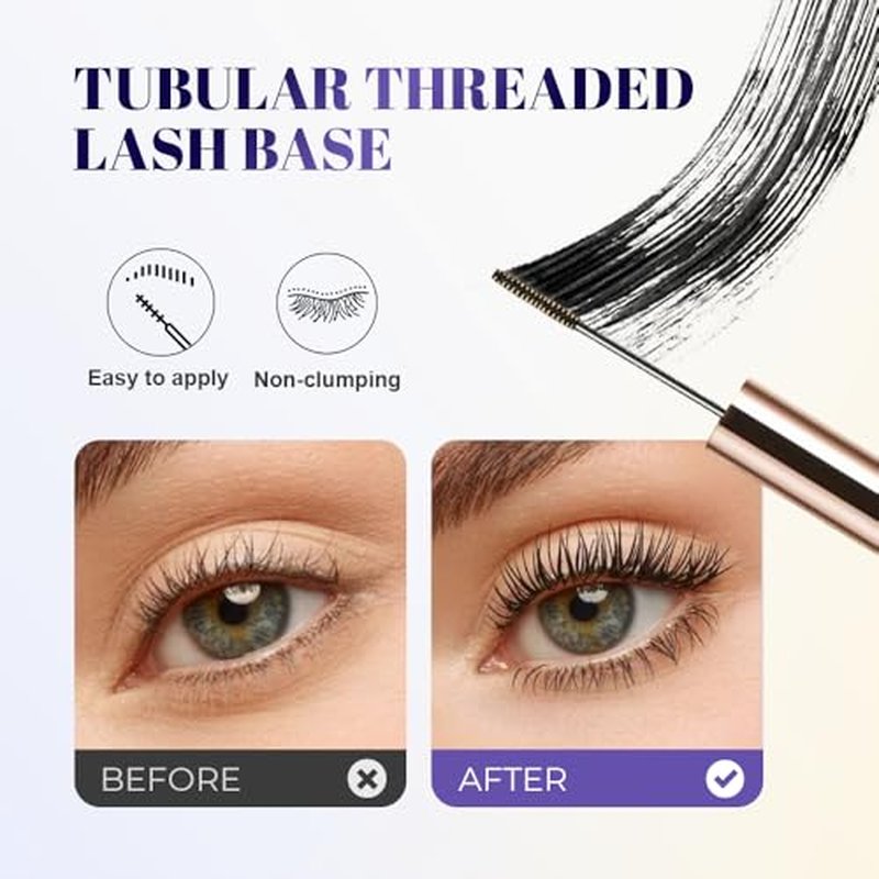 Nitvei Waterproof Quick-Dry Mascara for Longer, Fuller Lashes