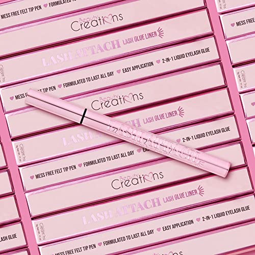 Lash Attach Lash Glue Eyeliner in Black by Beauty Creations