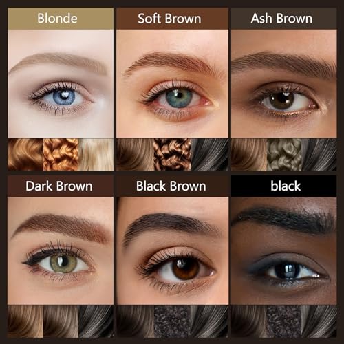 Soleira Waterproof Eyebrow Pen with 4-Tip Microblading Brush