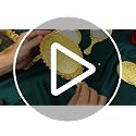 Vintage Handheld Mirror 12 Pack - 9.8" Embossed Floral Makeup