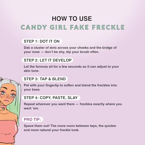 Kimchi Chic Candy Girl Fake Freckle Pen - Red Brown
